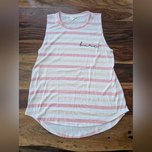 Women's Burn Boot Camp Striped Tank Top